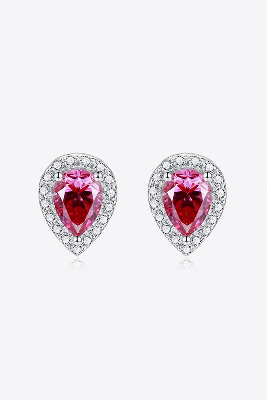 The Mary Earrings in Rose